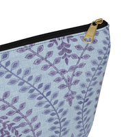 Mumbai Lace Accessory Pouch w T-bottom in Purple